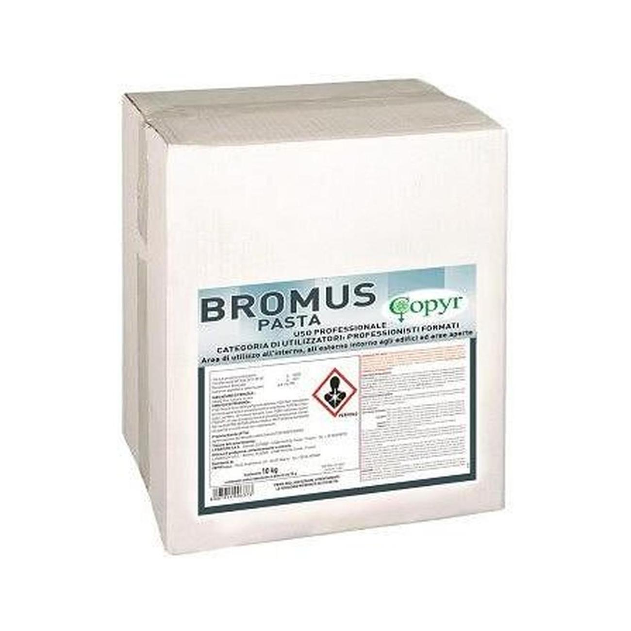 BROMUS PASTA 10kg Esca Rodenticida pronta all’uso in forma di pasta fresca
