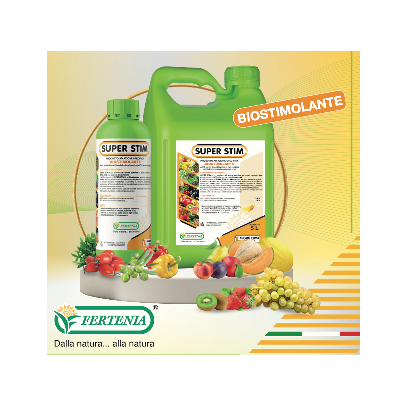 SUPER STIM bioattivatore fisiologico liquido con azione biostimolante