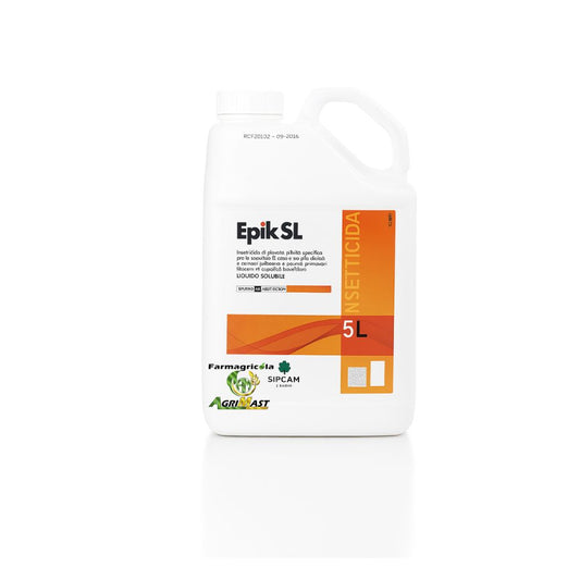5 Lt Epik SL - Acetamiprid insetticida per cimici e parassiti di vite, arboree, olivo, agrumi e orticole
